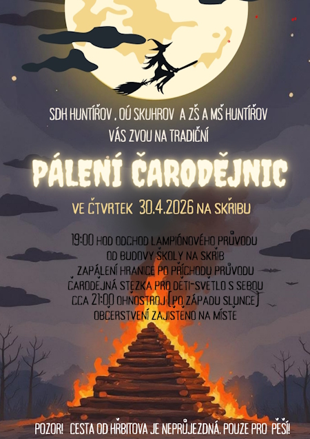 Lampionov� pr�vod a p�len� �arod�jnic